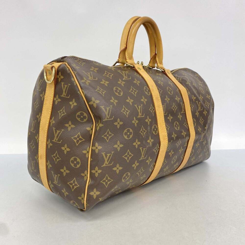 LOUIS VUITTON Authentic Brown Monogram Boston Bag - Picture 2 of 11
